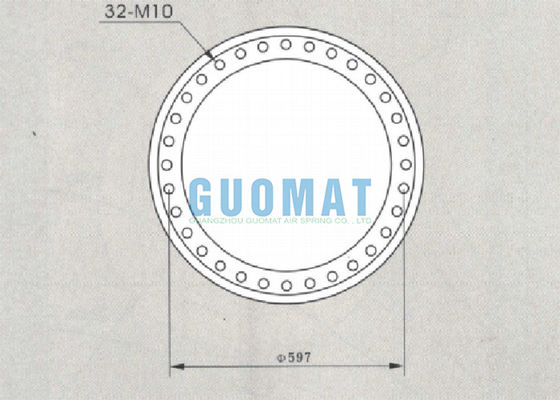 فنر بادی صنعتی W01-358-7304 فایر استون 321 نوع پیچ خورده