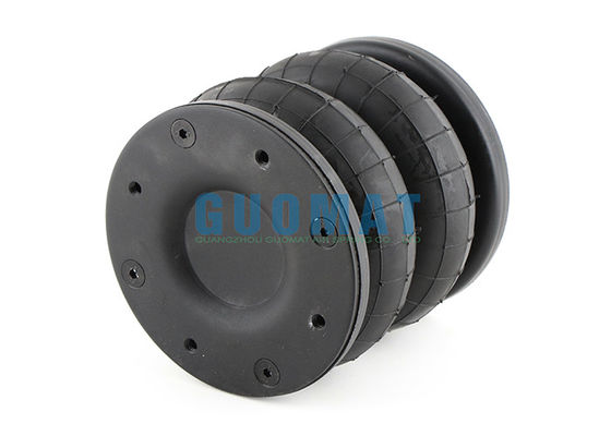 TS16949 دو فنر هوا پیچ خورده بالش باد هوا 205 میلی متر ارتفاع تجهیزات تعلیق