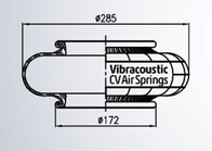 لاستیک طبیعی GUOMAT 230116-1 بهار هوایی تک پیچ V1B20 Vibracoustic