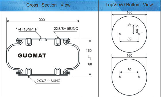 1B9-202 Goodyear تعویق هوا صنعتی هوا بهار OEM 578913201 دستگاه های موقعیت