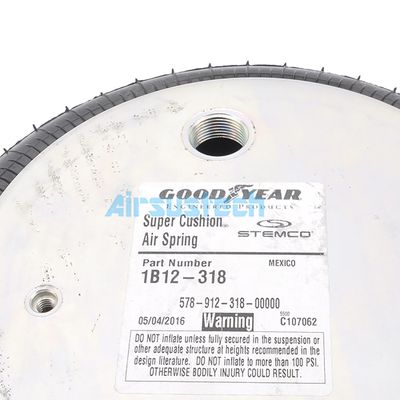 Goodyear 1B12-318 یک بهار هوایی تک پیچ جایگزین Contitech FS 330-11CI کوله هوا
