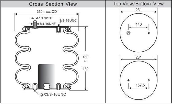 Goodyear 3B12-328 تعویق هواسی 1/4NPTF بهار هواسی OEM W01-358-7994