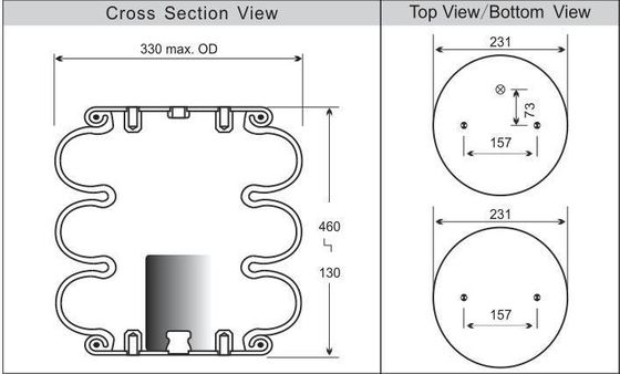 کوله هوا 3B12-304 سه گره ای هواپیمای هواپیمای هواپیمایی