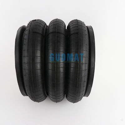 قطعات اتوماتیک 3B12-304 Goodyear Air Spring Cross W01-358-8013 Air Spring Triple Convoluted Air Bag FT330-29 Ci 1/4 NPT