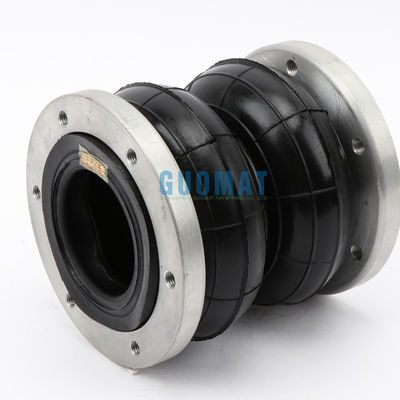 Guomat صنعتی هوافروختن 2H160166 دو لوله ای از لاستیک دو طرفه با فلنج