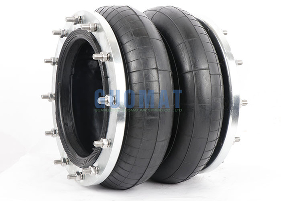 255mm ارتفاع فلنج هوا بهار 380mm لاستیک هوا Bellows برای تجهیزات صنعتی سنگین