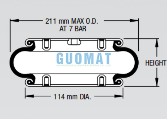 W01-358-0112 فایر استون Air Spring Style 110 صنعت