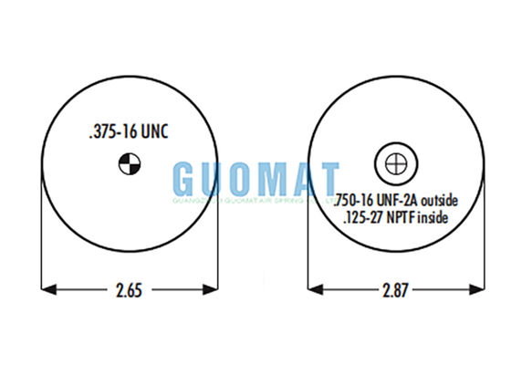 Goodyear 1S4-007 کفش هواپیمایی لاستیکی تعلیق W023587001 Firestone کابین کامیون تعویض کفش هواپیمایی