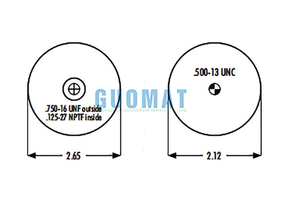 1S4-008 Goodyear کابین هوا پرنده جذب شوک W02-358-7010 آتش سنگ تعلیق هوا