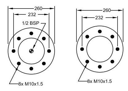 W01-R58-4091 کیسه هوا کیسه هوا تعویض DUNLOP SP1642 کیسه های بالابر هوا 3B4091