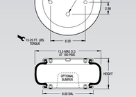 Firestone Suspension Air Spring W01-358-7040 Rubber Style 19-.75 برای ماشین آلات بسته بندی