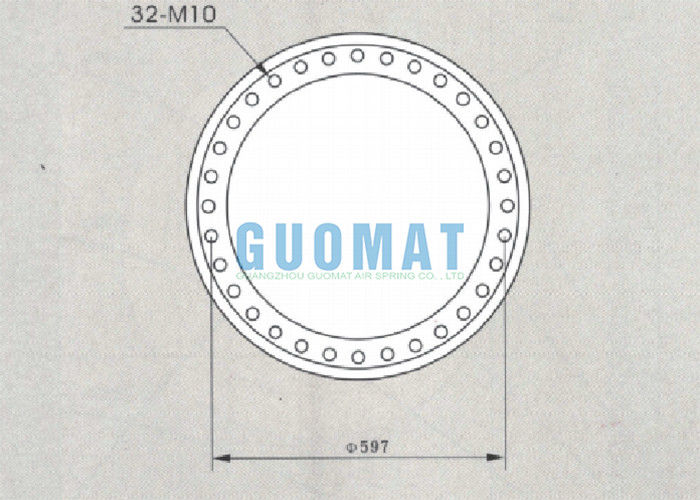 فنر بادی صنعتی W01-358-7304 فایر استون 321 نوع پیچ خورده