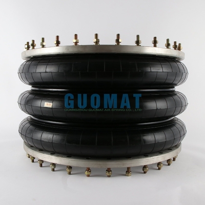 GUOMAT 3H630376 صنعتی سه گانه نوع پیچ و تاب هوا با حلقه فلنج