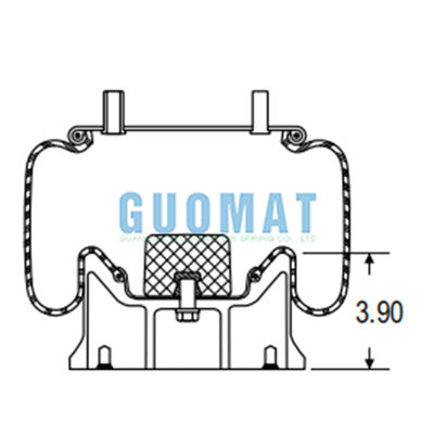 W01-358-8723 Firestone 1T17B-5 فعال هوا معلق بهار برای کامیون کاهش شوک