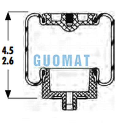 Goodyear 1S4-058 قطعات تعلیق هوا جایگزین W02-358-7086 کابین هوا بهار