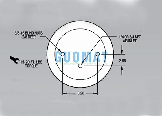 W01-358-9030 قطعات کوله هوایی تعلیق تریلر 1T15M-0 کامیون سنگین