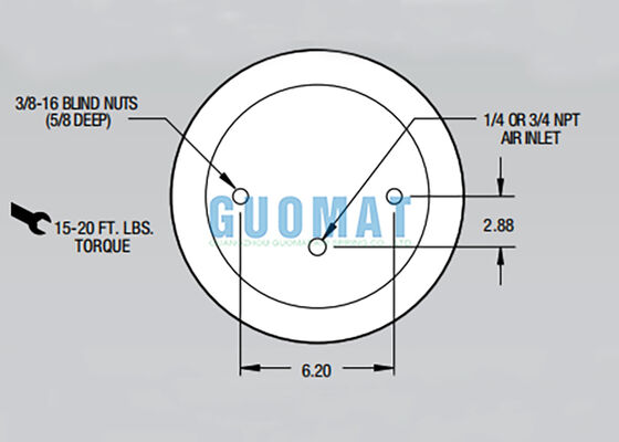 فنر بادی رولینگ لوب Firestone W01-358-9053 1T15M-2 برای سیستم تعلیق کامیون