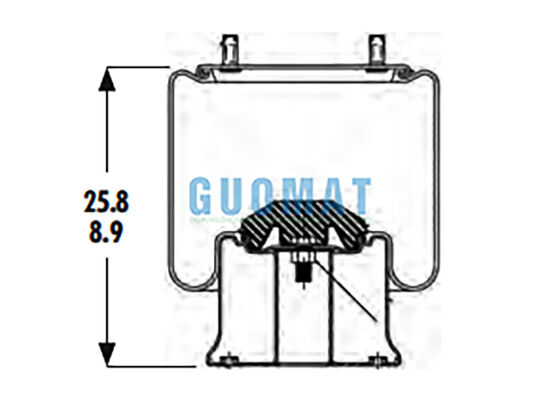 1R14-201 سیستم تعلیق هوا برای کامیون های سنگین Goodyear