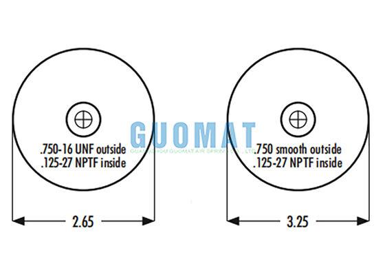 1S4-067 کابین هوافروشی Goodyear ASC-08-7-137 تعلیق کامیون تعویض کوله هوا