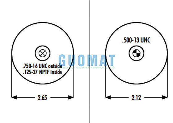 1S4.5-107 ASC-08-7-194 Goodyear Rubber Air Bag Suspension W023587080 Firestone Air Spring For Truck&Trailer