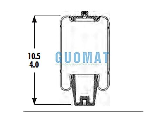 1S5-038 Goodyear کابین تعلیق هوا بهار ASC-08-7-194 پستون لاستیک کوله هوا برای کامیون های تجاری