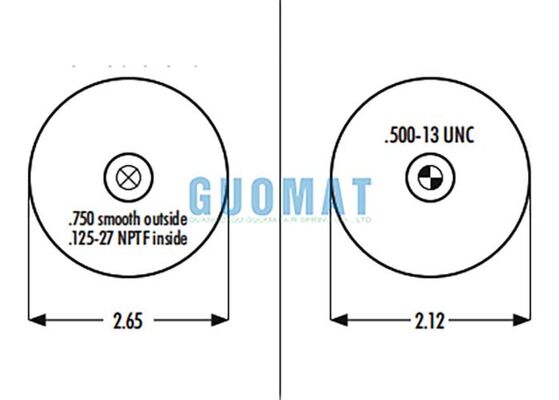 1S5-038 Goodyear کابین تعلیق هوا بهار ASC-08-7-194 پستون لاستیک کوله هوا برای کامیون های تجاری