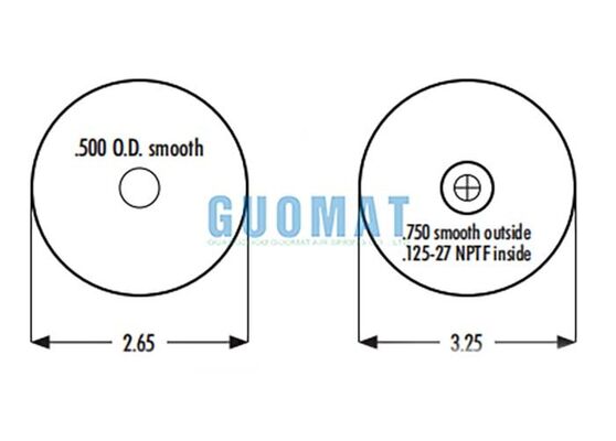 1S5-040 Goodyear تعلیق هوا شوک ASC-08-7-137 کابین کامیون Air Spring Kit