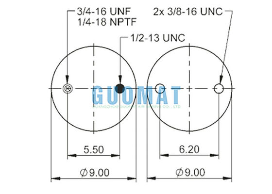 FS 330-11 467 Contitech کفش های هوائی لاستیکی 64594 سبک تک پیچ هوا با بولت