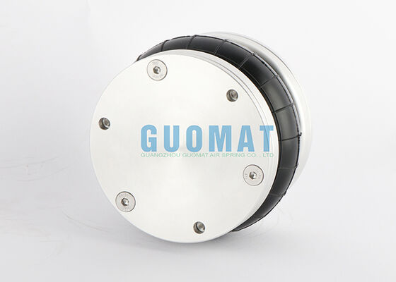 4 1/2 "x 1 لاستیک Bellow FS 44-5 DI CR Contitech شاک هوایی پنوماتیک با صفحه پوشش آلومینیومی