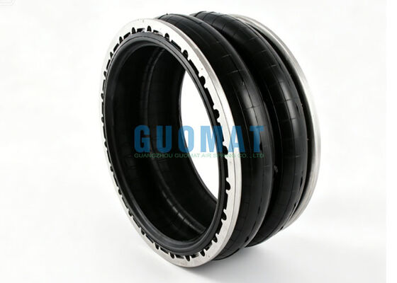 215 Double Air Bellow W01-358-7230 Firestone Air Spring حلقه های گره ای آلومینیومی