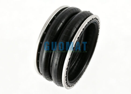 215 Double Air Bellow W01-358-7230 Firestone Air Spring حلقه های گره ای آلومینیومی