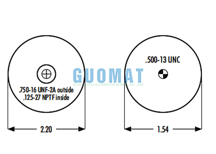 1S3-011 Goodyear Cab Air Spring W02-358-4001 آبشوری هوا