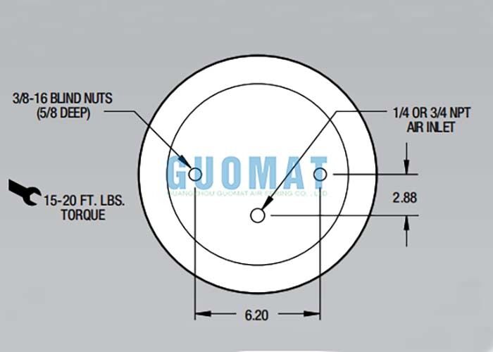 1T15M-2 کمک فنر بادی مدل فایرستون W01-358-9042 فنرهای تعلیق بادی برای جذب ضربه