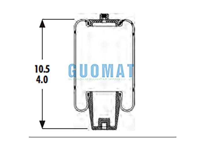 1S5-038 Goodyear کابین تعلیق هوا بهار ASC-08-7-194 پستون لاستیک کوله هوا برای کامیون های تجاری