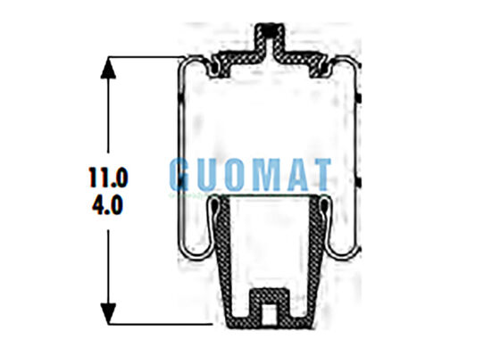1S4.5-107 ASC-08-7-194 Goodyear کفش هواپیمایی لاستیکی تعلیق W023587080 Firestone هواپیمایی برای کامیون و تریلر